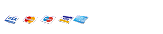 We Accept All Major Credit Cards